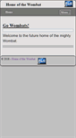 Mobile Screenshot of gowombats.com